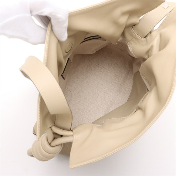 Loewe Flamenco Shoulder Bag Leather Shoulder Bag Beige - Picture 6 of 8